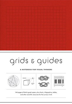 Grids & Guides Notebook, Red