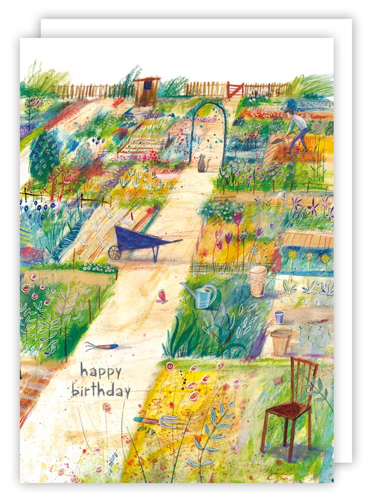 Colourful Garden, Greeting Card