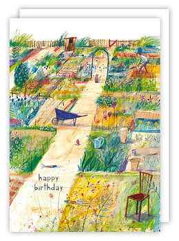 Colourful Garden, Greeting Card