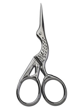 Crane Scissors Silver