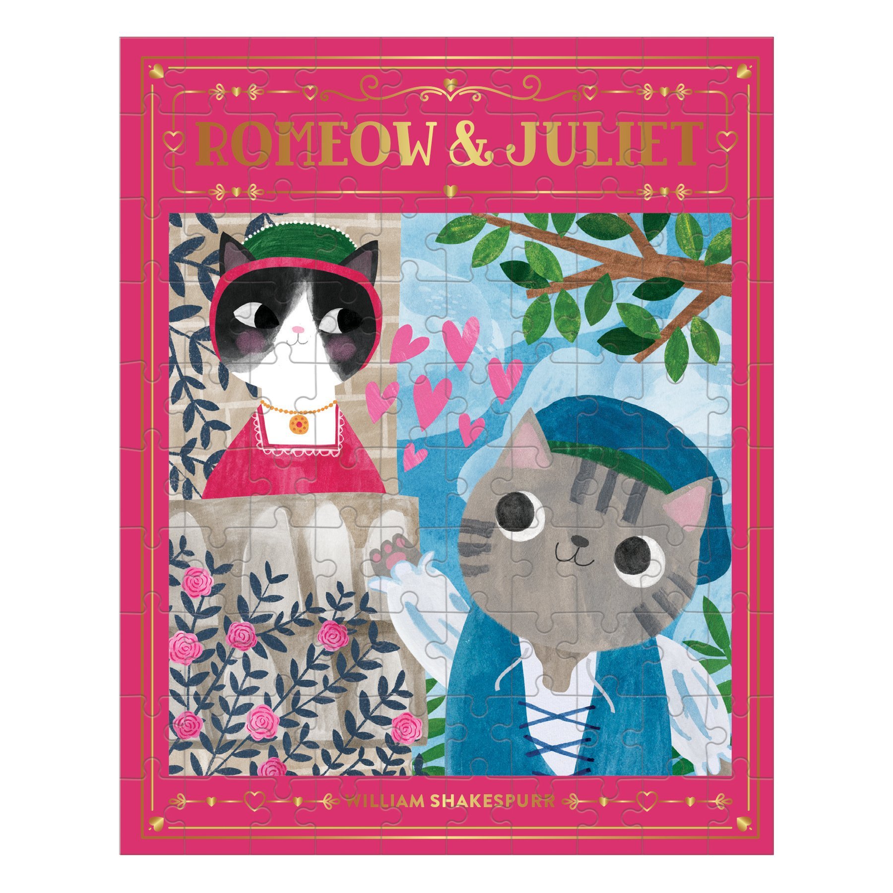 Romeow & Juliet Bookish Cats 100 Piece Puzzle - 2