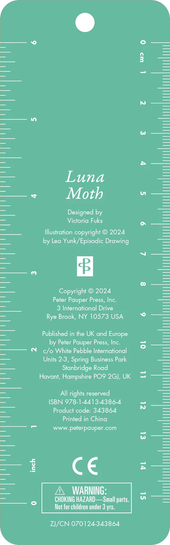 Beaded Bookmark, Luna Moth - 3