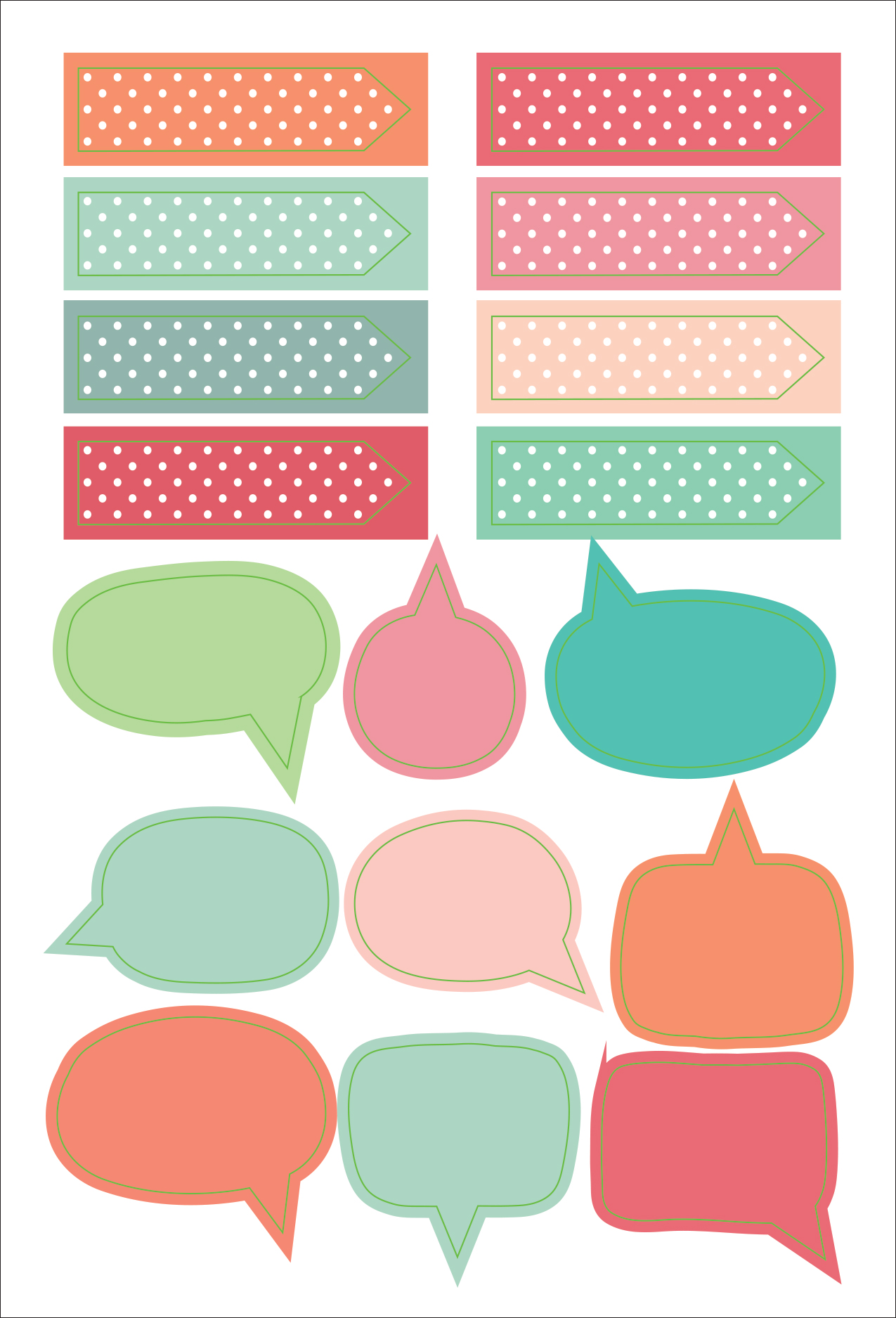 Essentials Dotted Journal Planner Stickers - 7