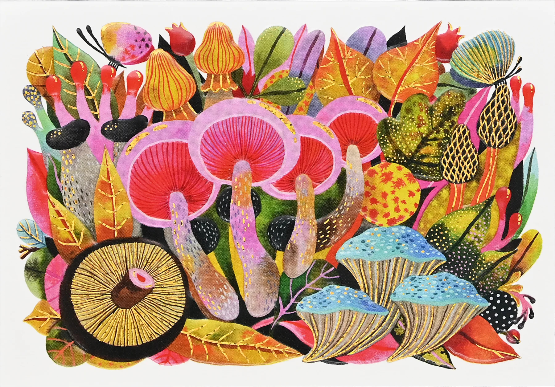 Note Card Mushroom Medley - 2