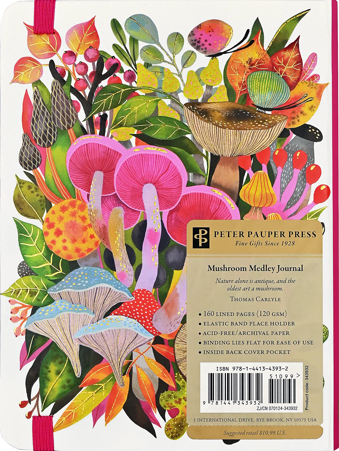 Mushroom Medley Mid Size Journal - 3