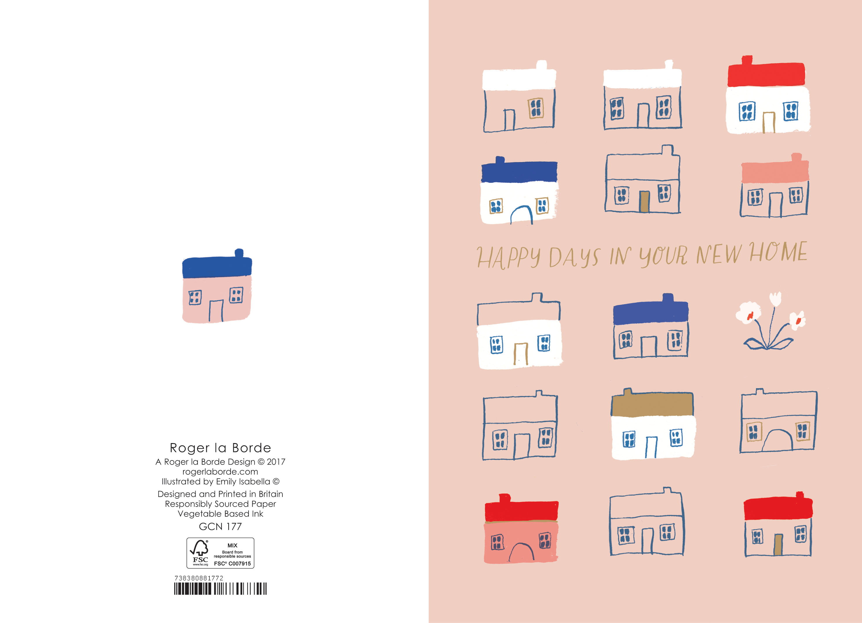 Little House New Home Petite Card - 3