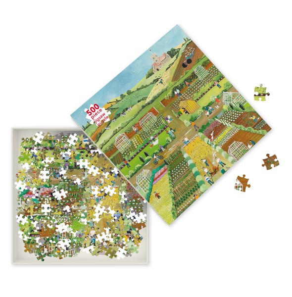 Adult Jigsaw Puzzle Judy Joel: Allotments, 2012 (500 pieces) - 3