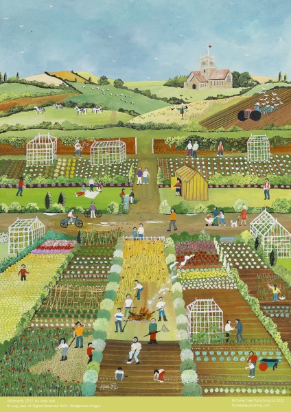 Adult Jigsaw Puzzle Judy Joel: Allotments, 2012 (500 pieces) - 2
