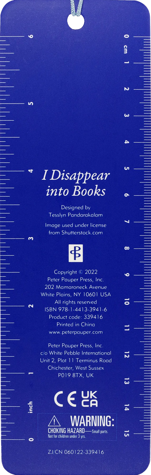 Beaded Bkmk I Disappear Into Books - 2