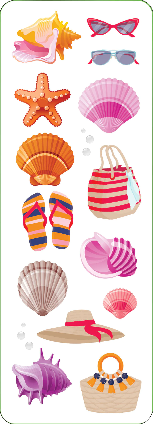 Sticker Set Beach - 5