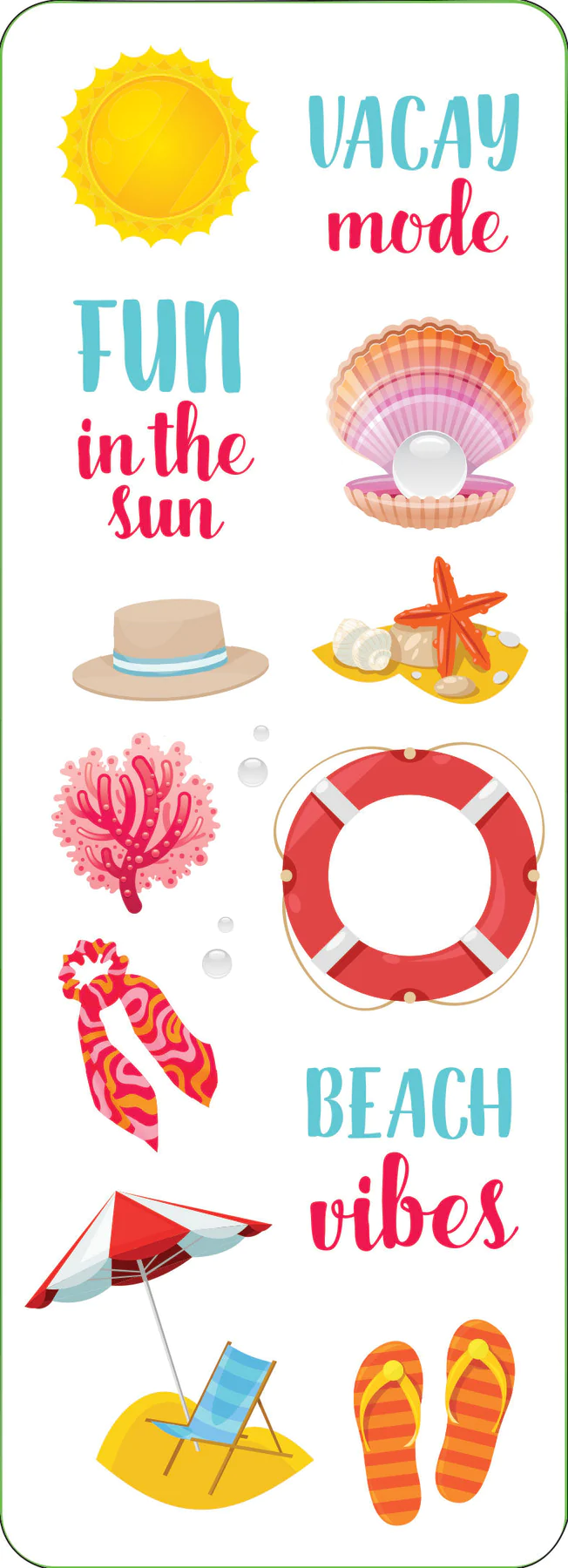 Sticker Set Beach - 6