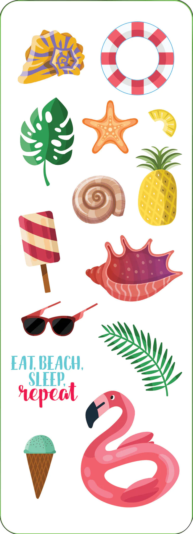 Sticker Set Beach - 3