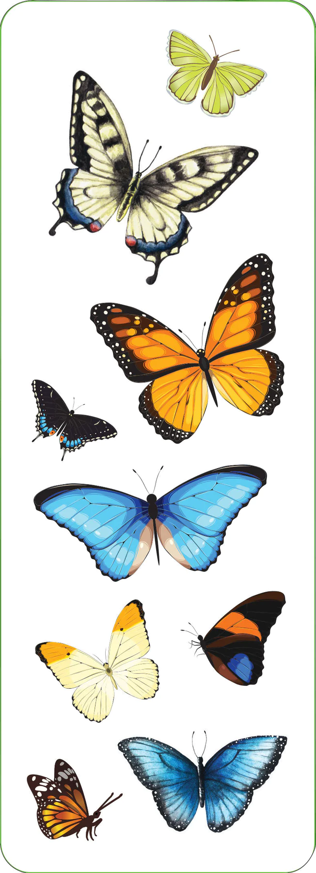 Sticker Set Butterflies - 6