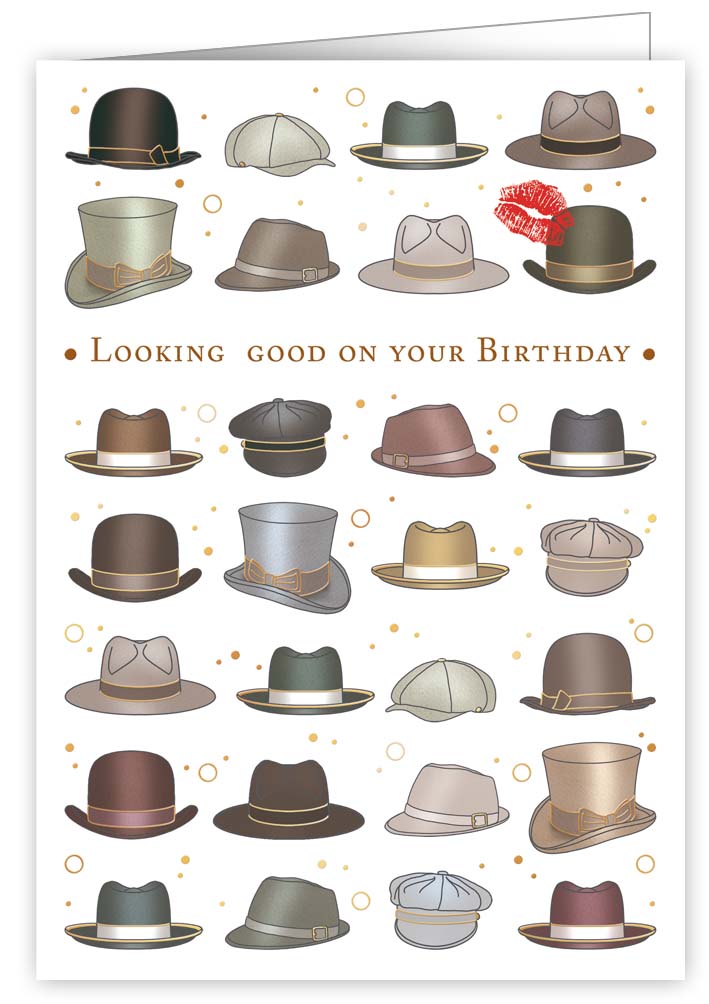 Hats, Greeting Card