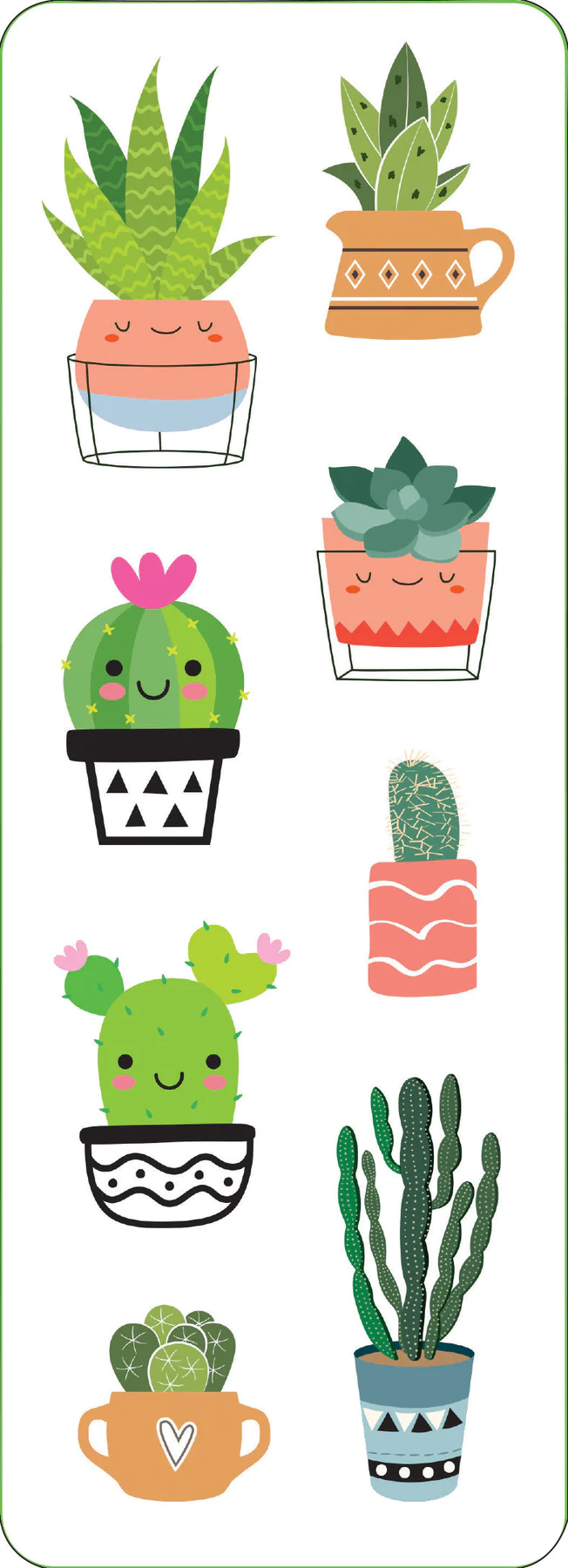 Sticker Set Succulents - 4