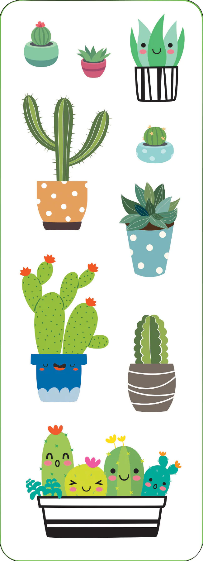 Sticker Set Succulents - 6