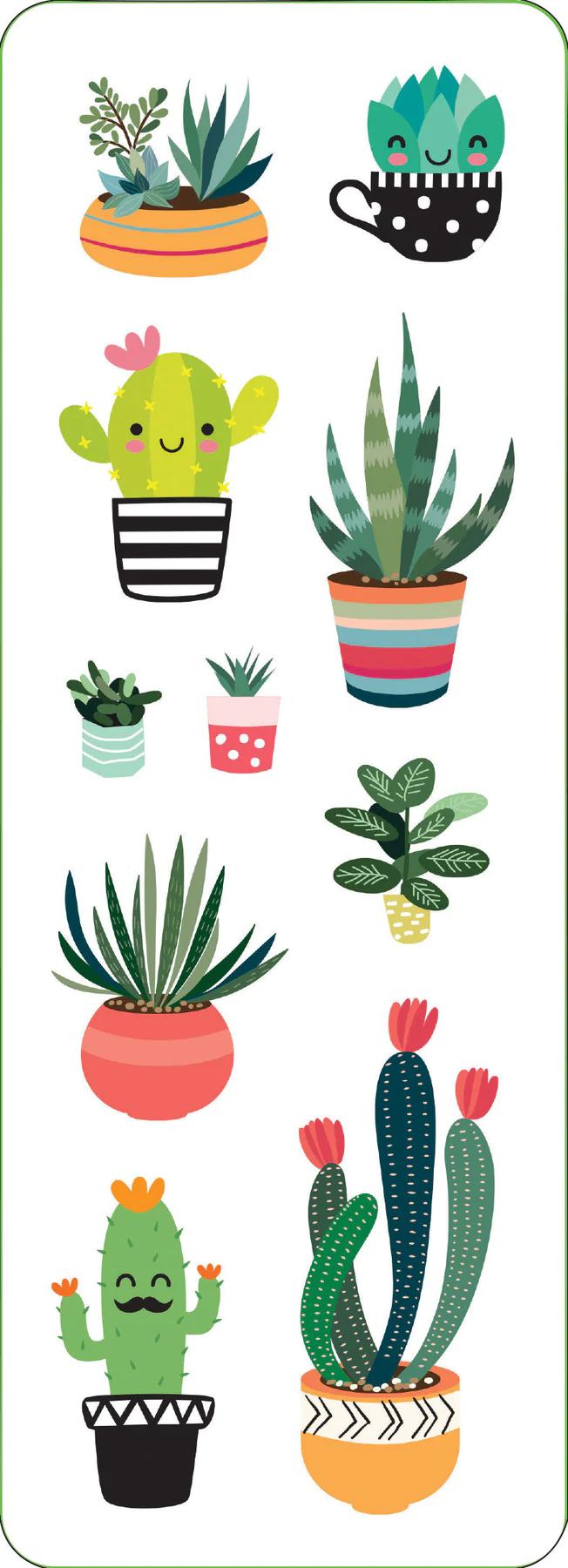 Sticker Set Succulents - 2