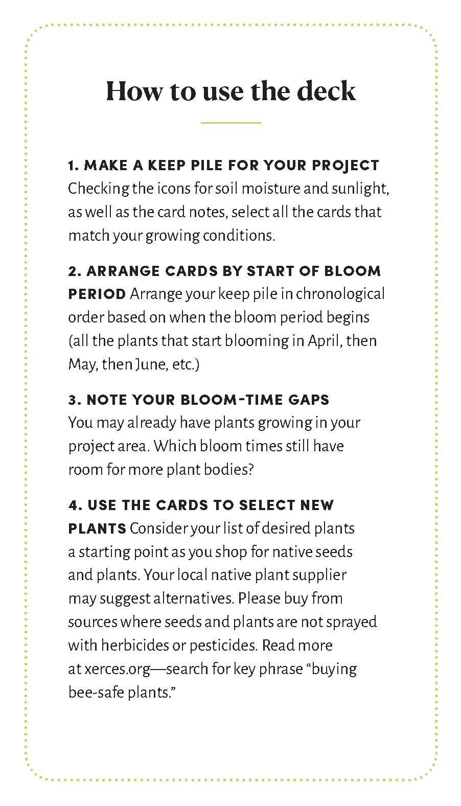 Pollinator Garden Planning Deck - 9