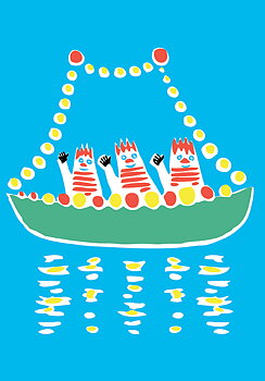 Moomin Minicard Boat 