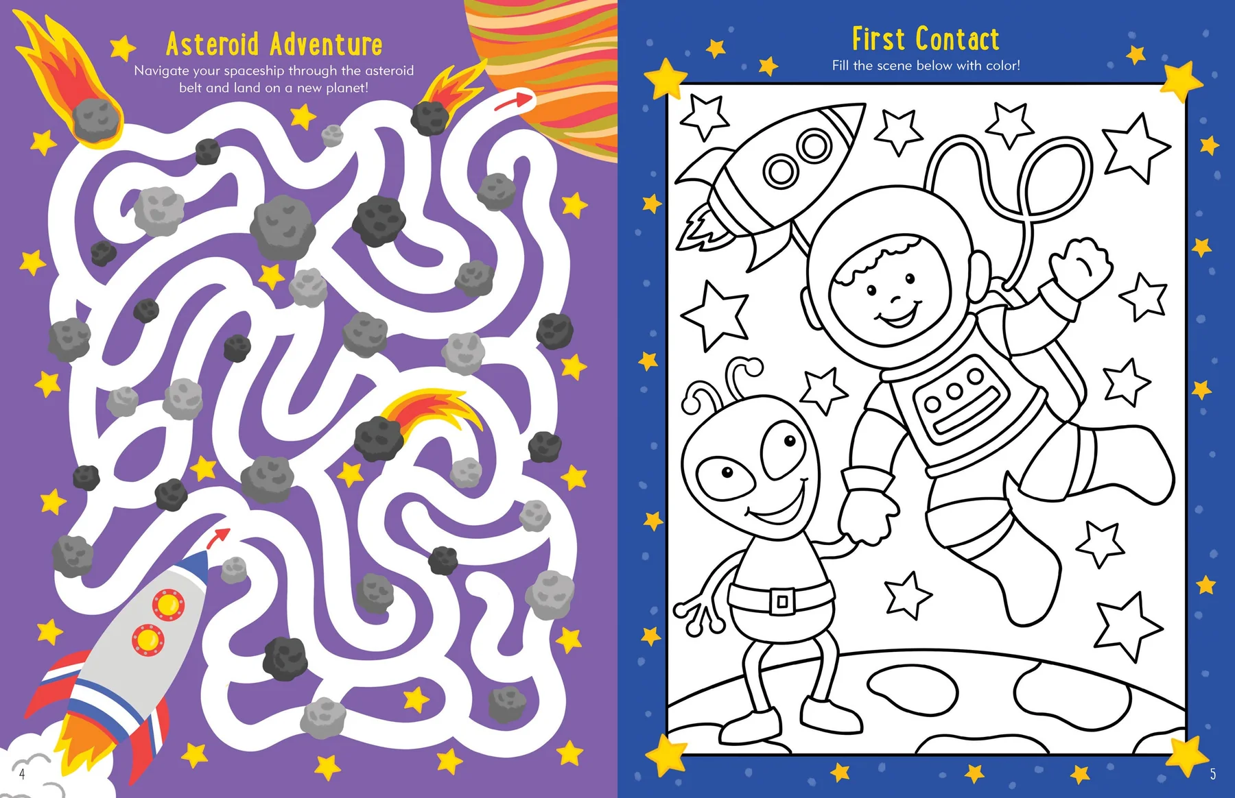 Outer Space Activity Book - 2