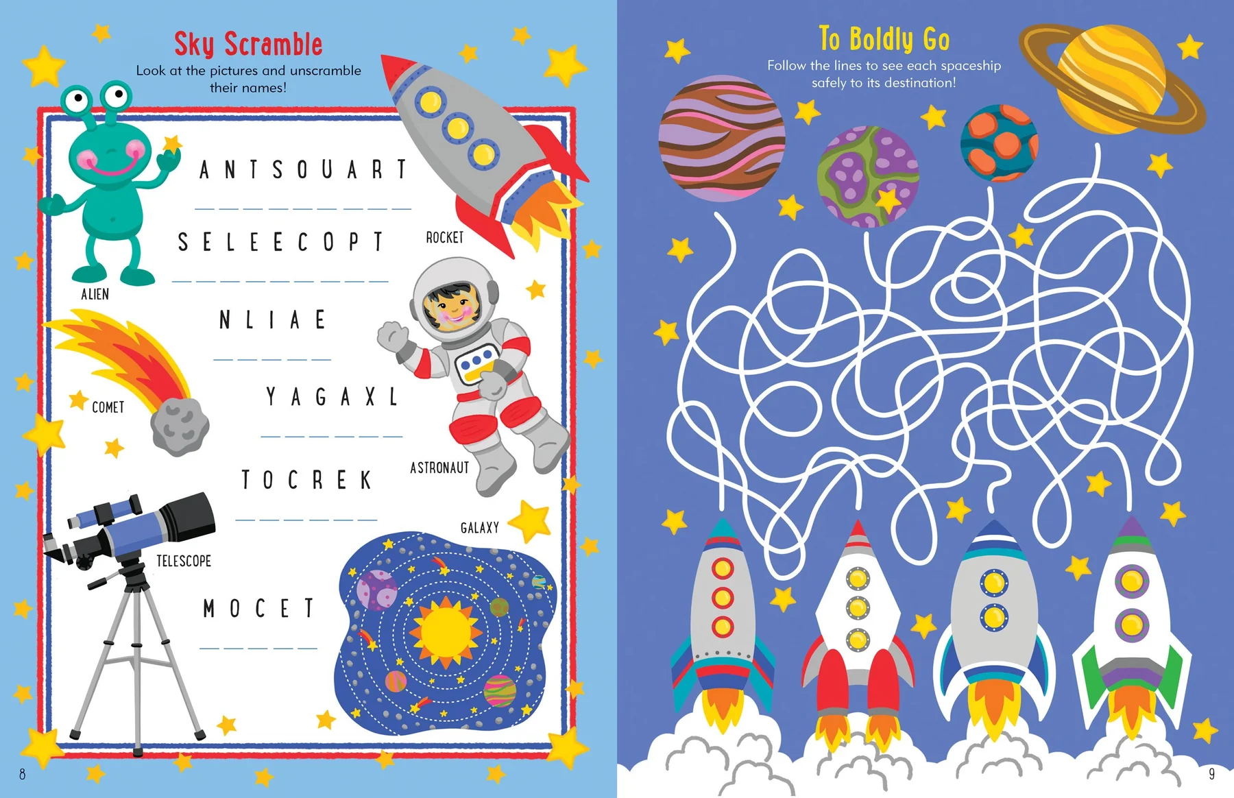 Outer Space Activity Book - 4
