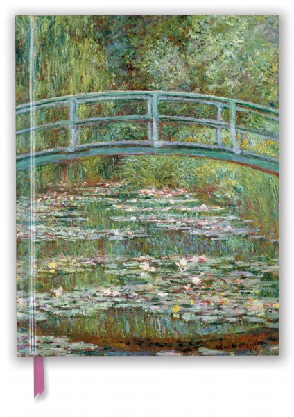 Claude Monet: Bridge over a Pond for Water Lilies, Blank Sketch Book