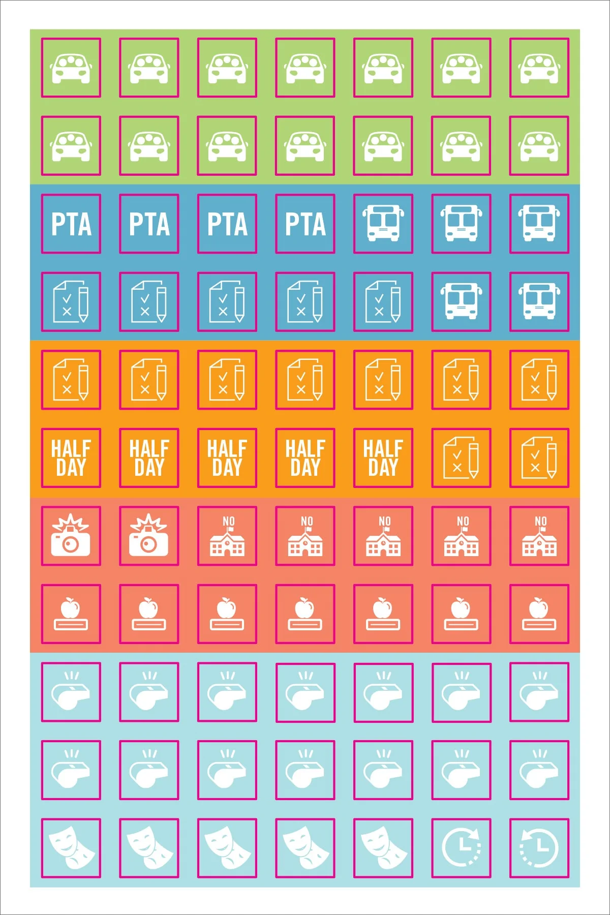 Planner Stickers Home & Family - 6