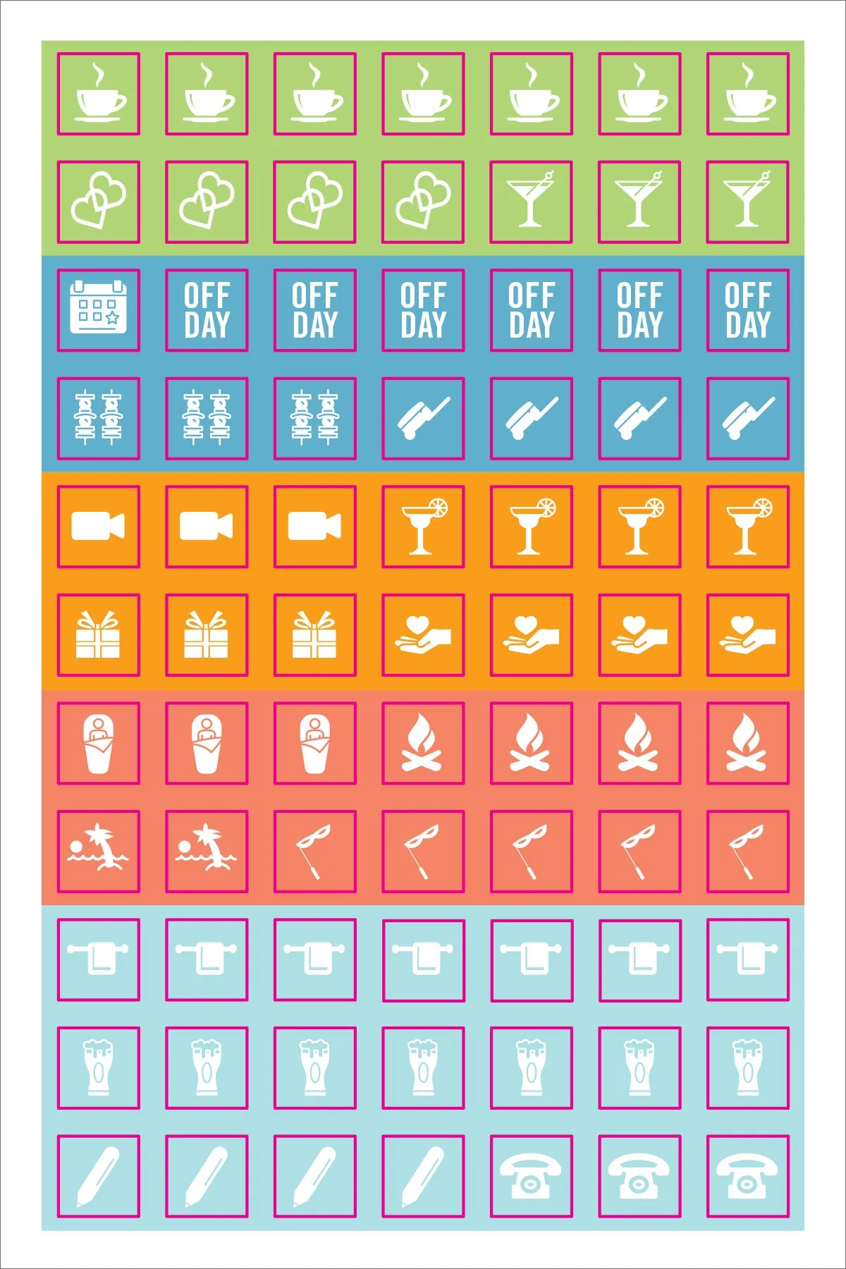 Planner Stickers Home & Family - 9