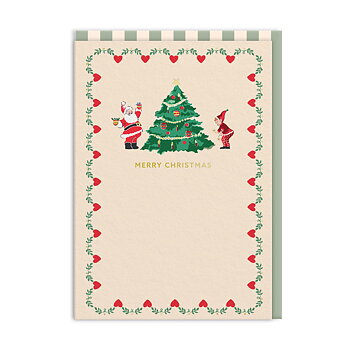 Cath Kidston Santa Christmas Card (9703)