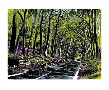 Tunnel of Light,&nbsp;screenprint by Andy Lovell