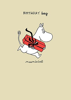 Moomin birthday boy, Greeting Card