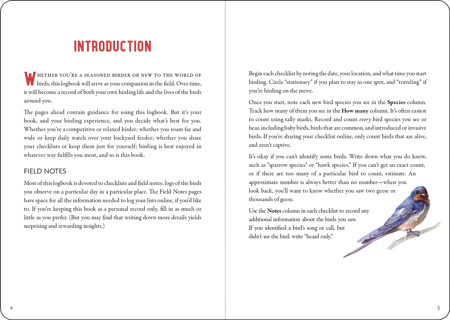 The Birder's Logbook - 4