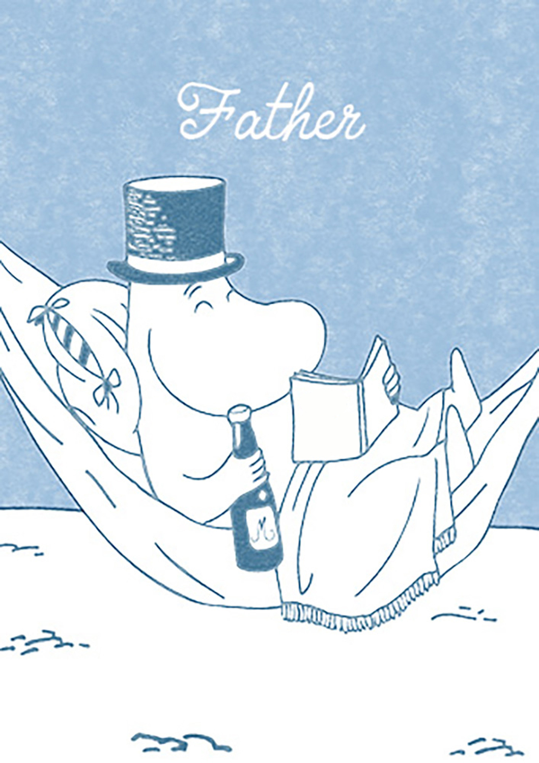 Moomin Father, Greeting Card