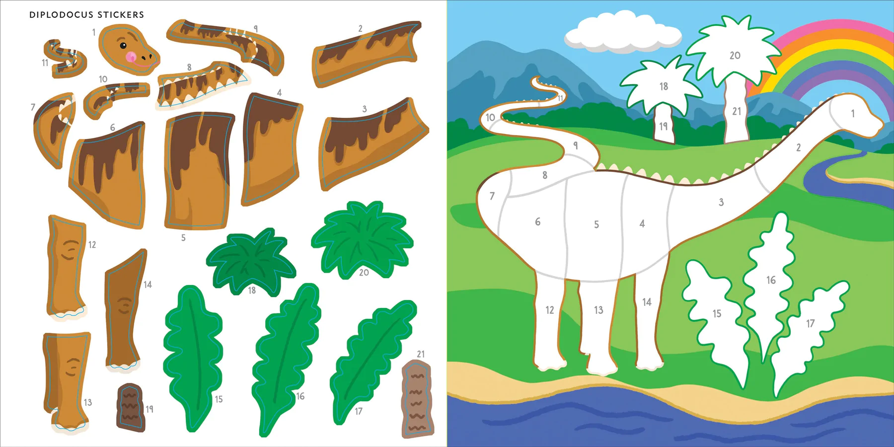 First Color By Sticker Bk Dinosaurs - 5