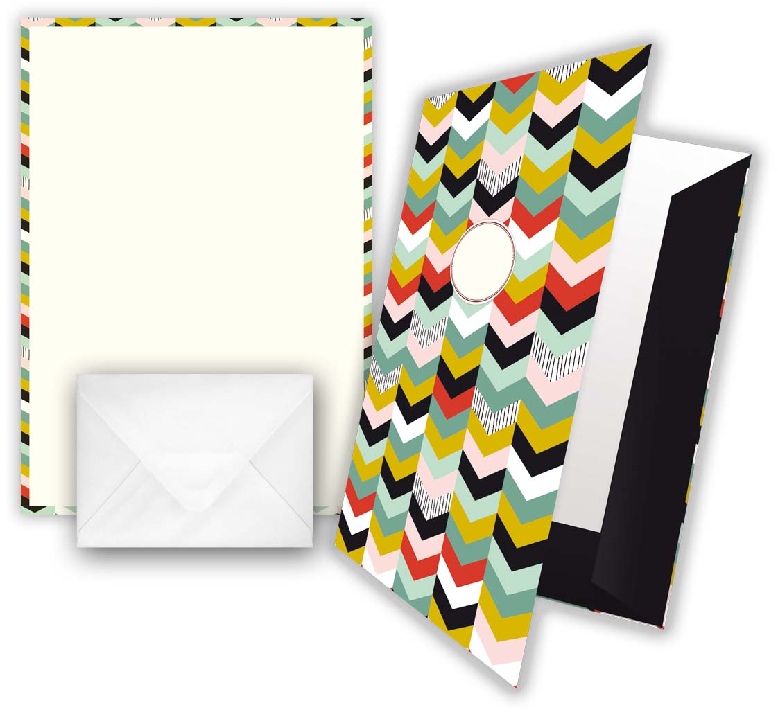 Geo, Writing Paper in Keepsake Folder