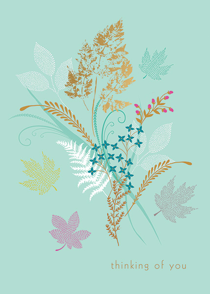 Thinking Of You Leaves, Everyday Single Card