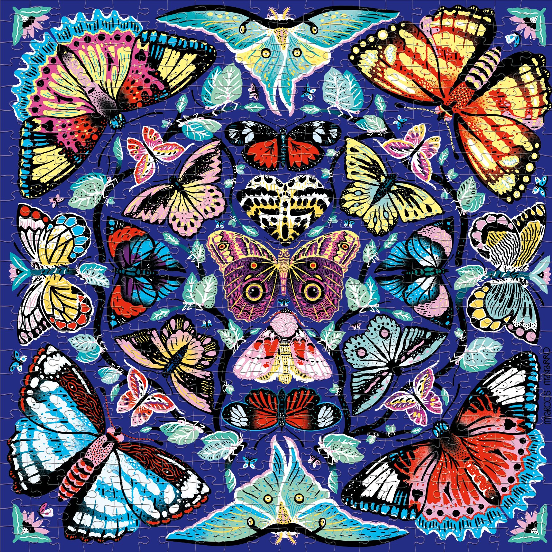 Kaleido-Butterflies 500 Piece Family Puzzle - 2