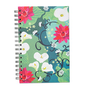Lilies of the Valley, Spiral Bound Notebook, 100 sheets