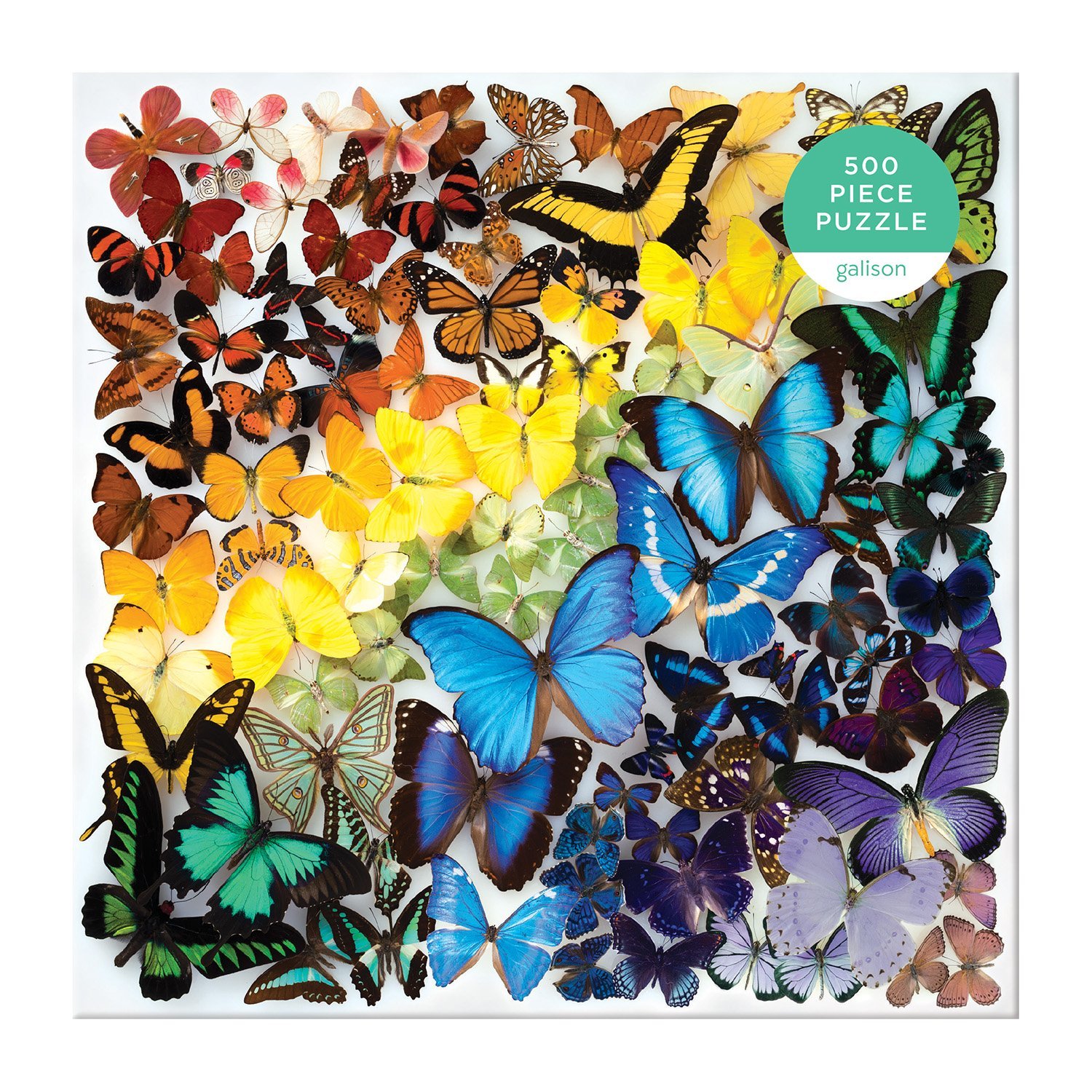 Rainbow Butterflies 500 Piece Puzzle - 2
