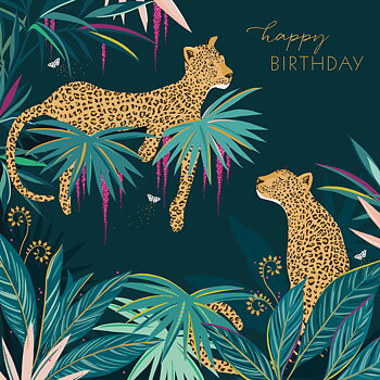 Leopards Green Jungle, Everyday Single Card