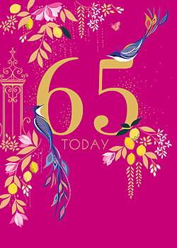 Age 65, Everyday Single Card