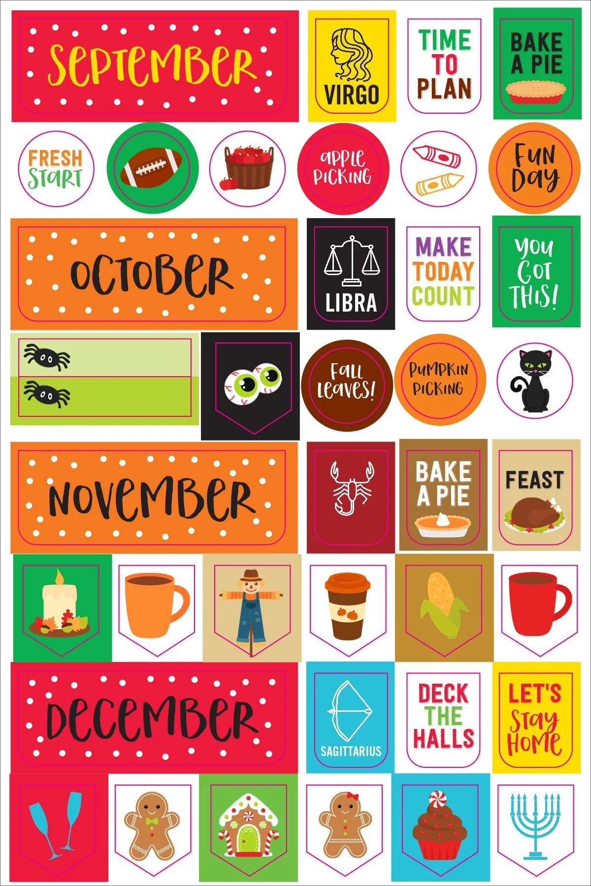 Planner Sticker Mega Pack - 21