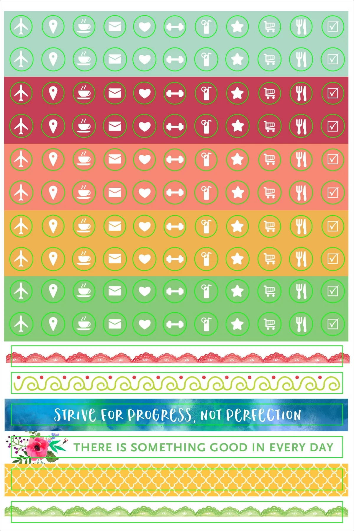 Planner Sticker Mega Pack - 10