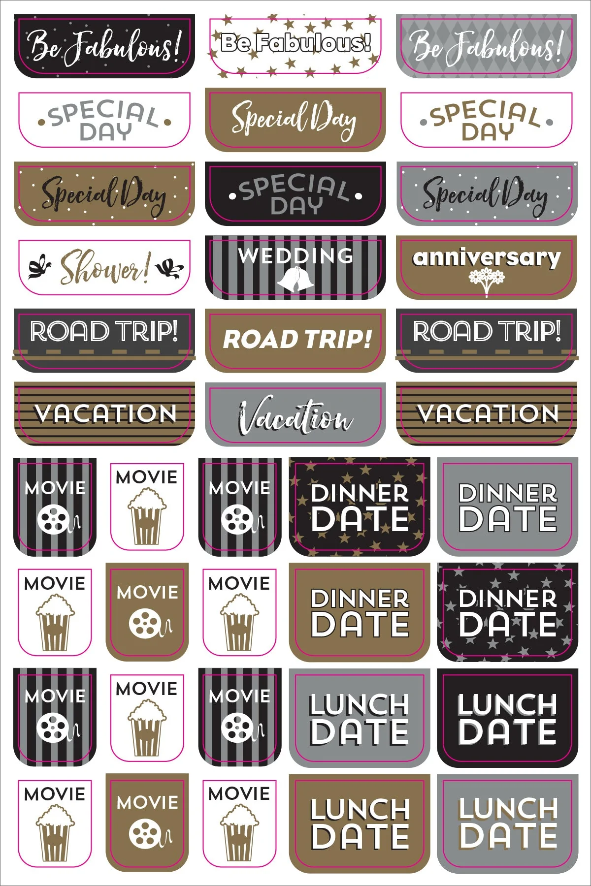 Planner Sticker Mega Pack - 17
