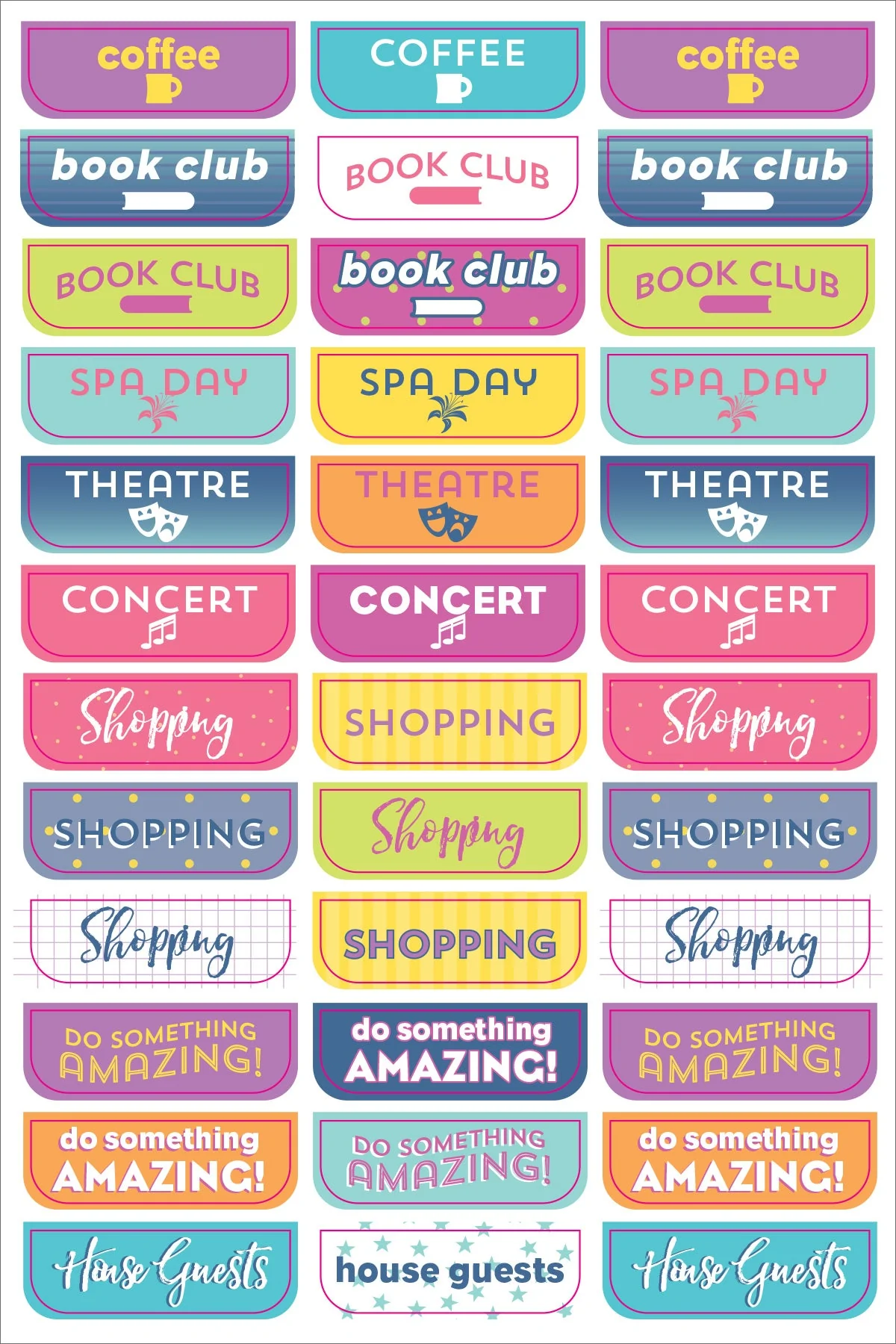 Planner Sticker Mega Pack - 3