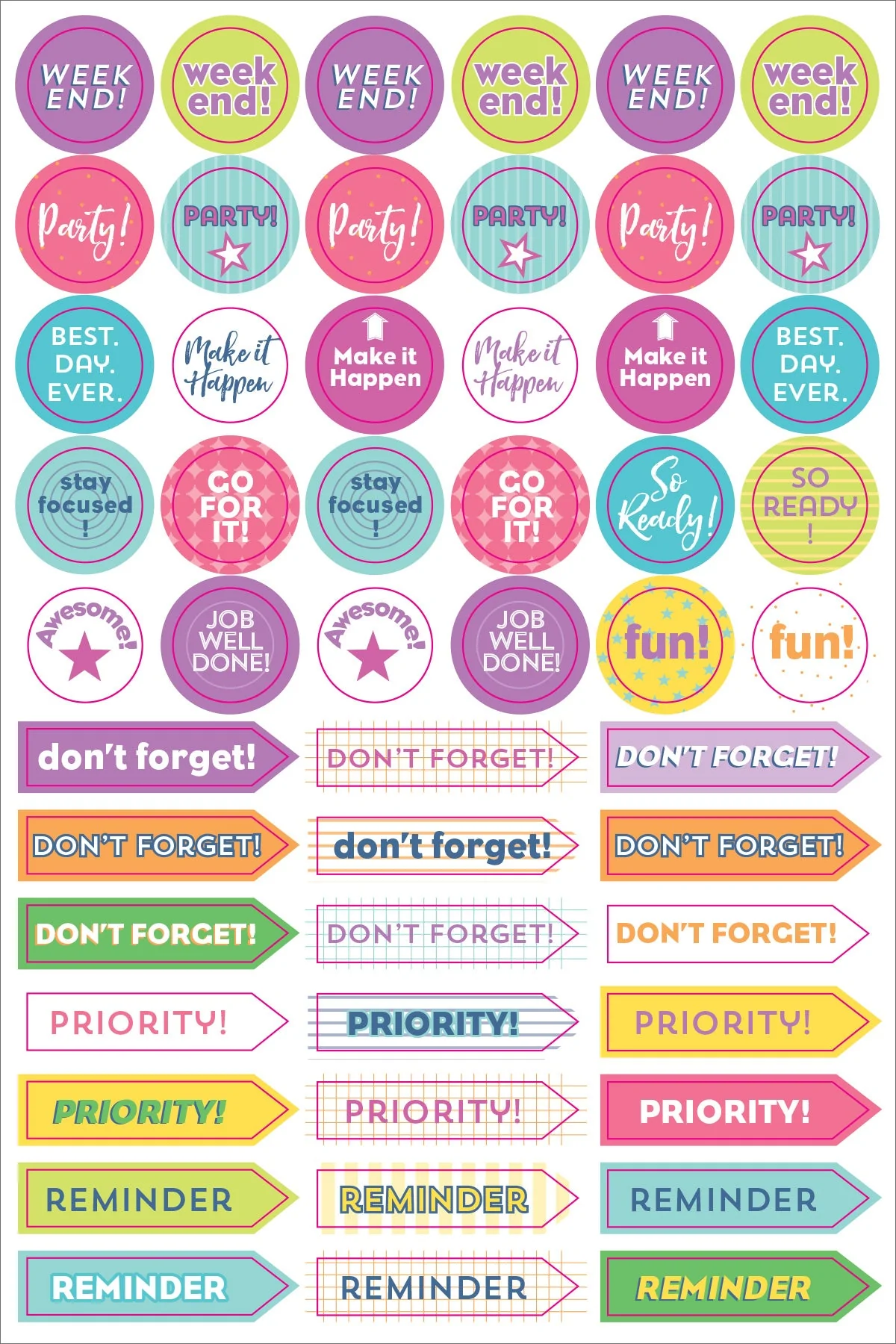 Planner Sticker Mega Pack - 2