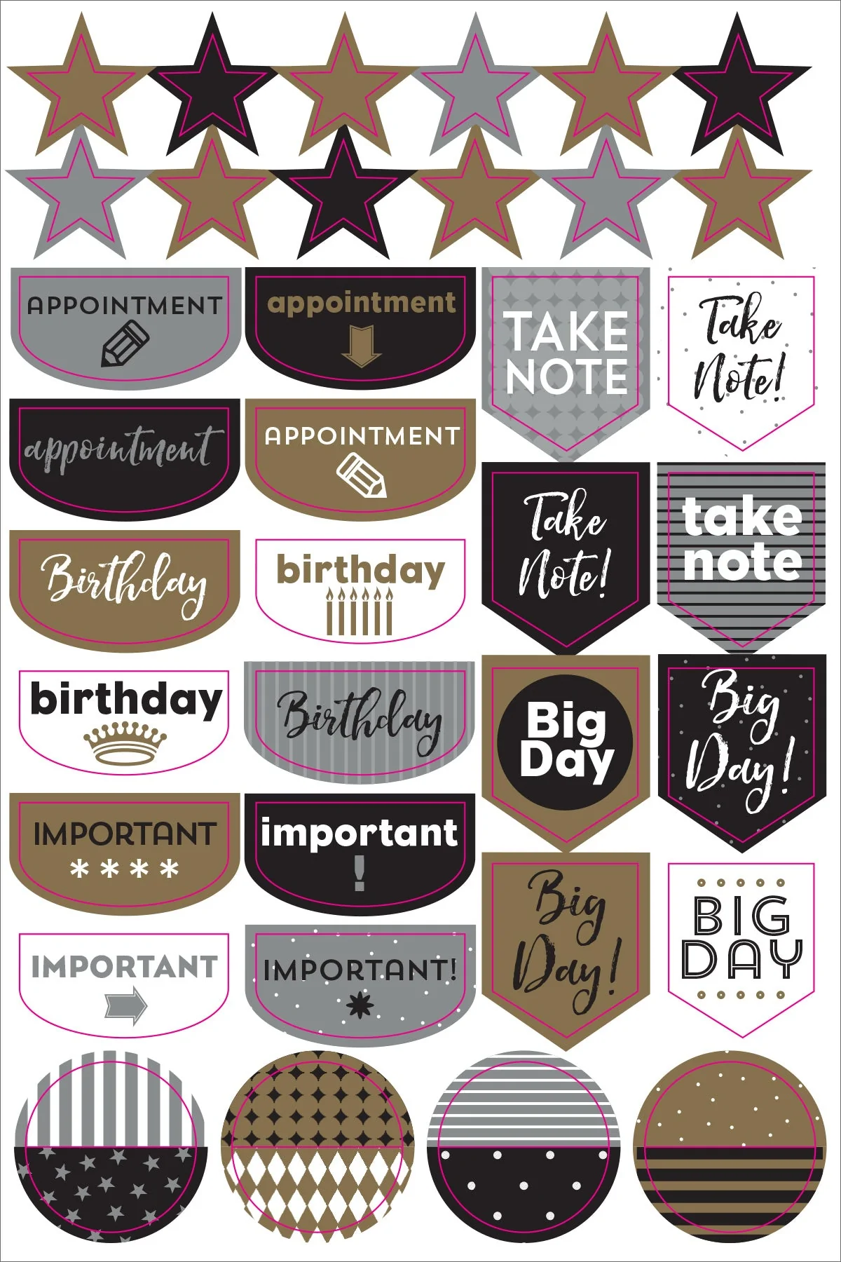 Planner Sticker Mega Pack - 15