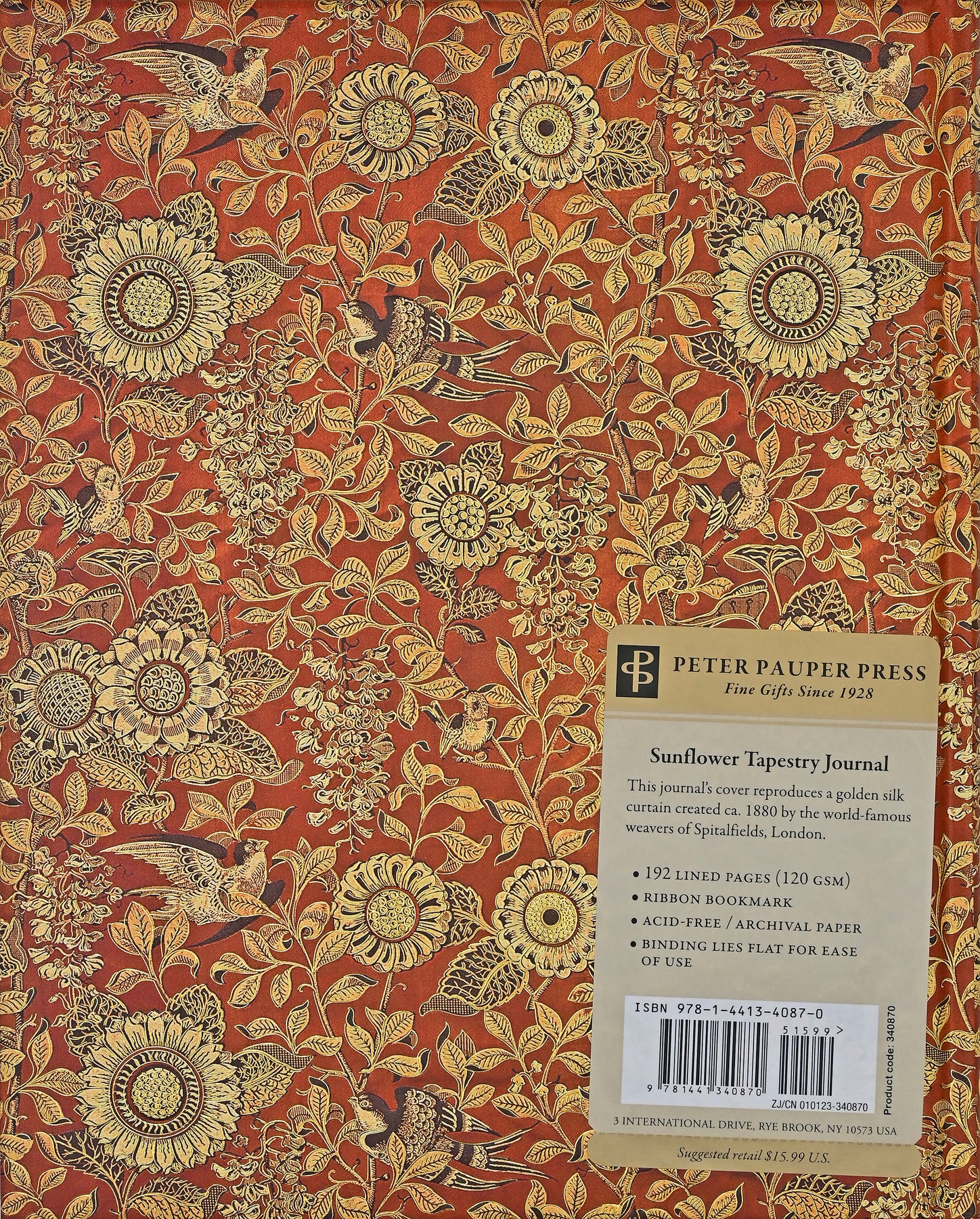Jrnl O/S Sunflower Tapestry - 4