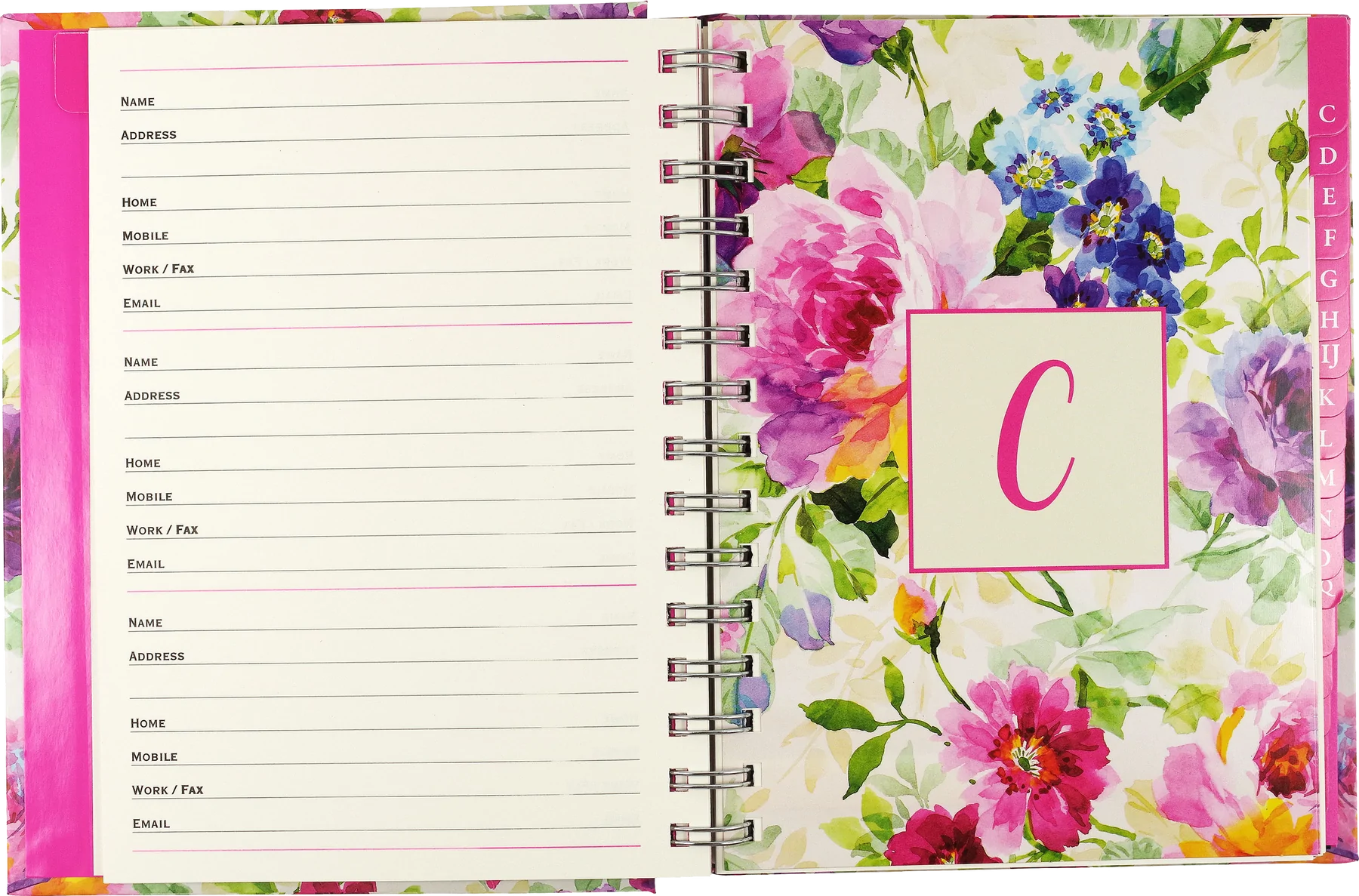 Lg Addr Bk Peony Garden - 2