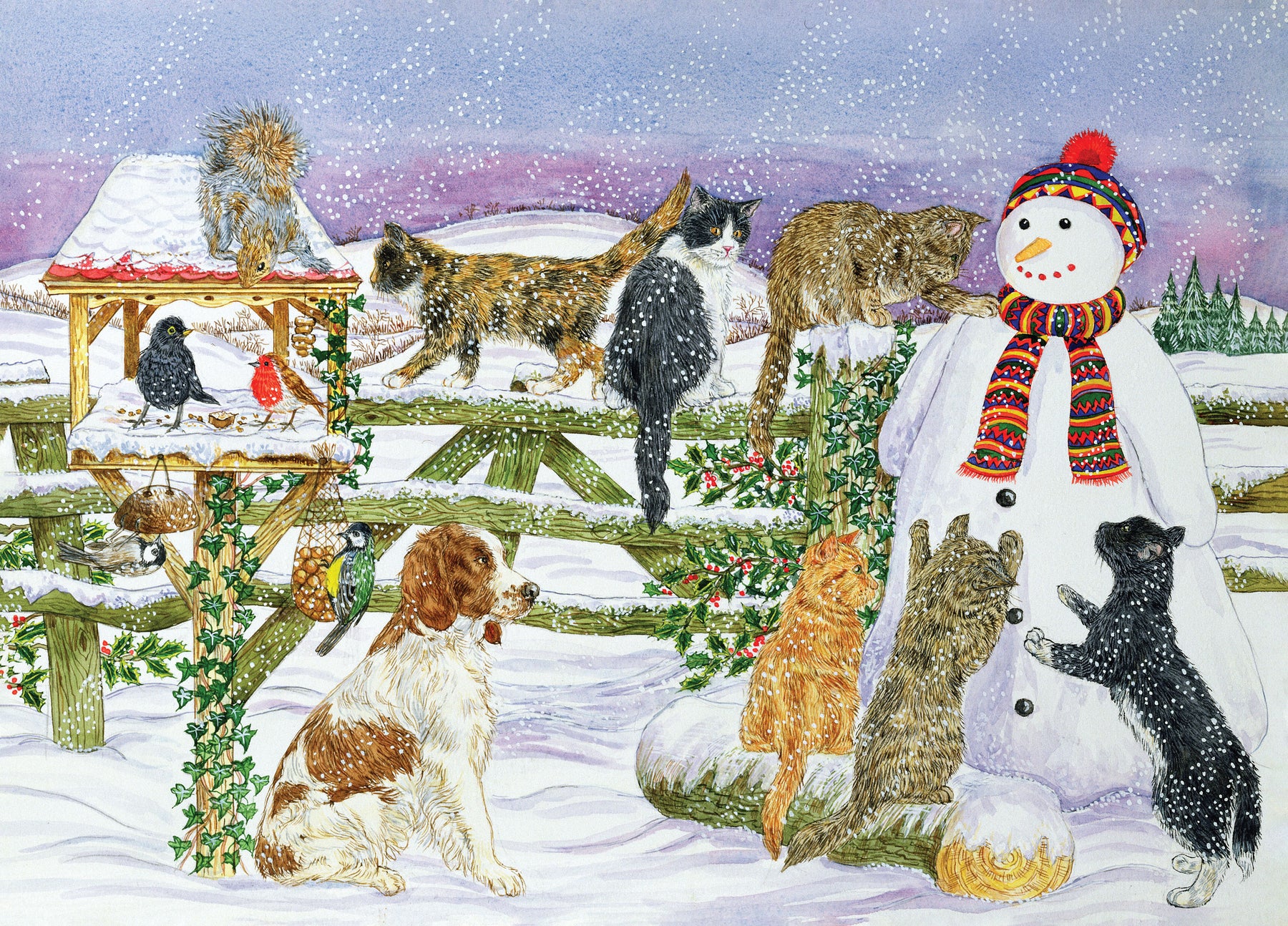 Puzzle Snowman & Friends - 2